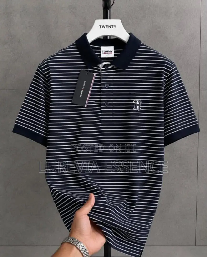 Men's Striped Polo Shirt