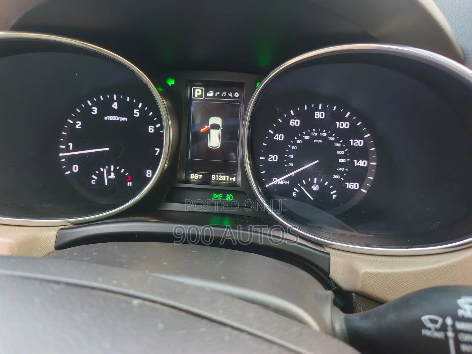 Hyundai Santa Fe SE AWD 2016 White