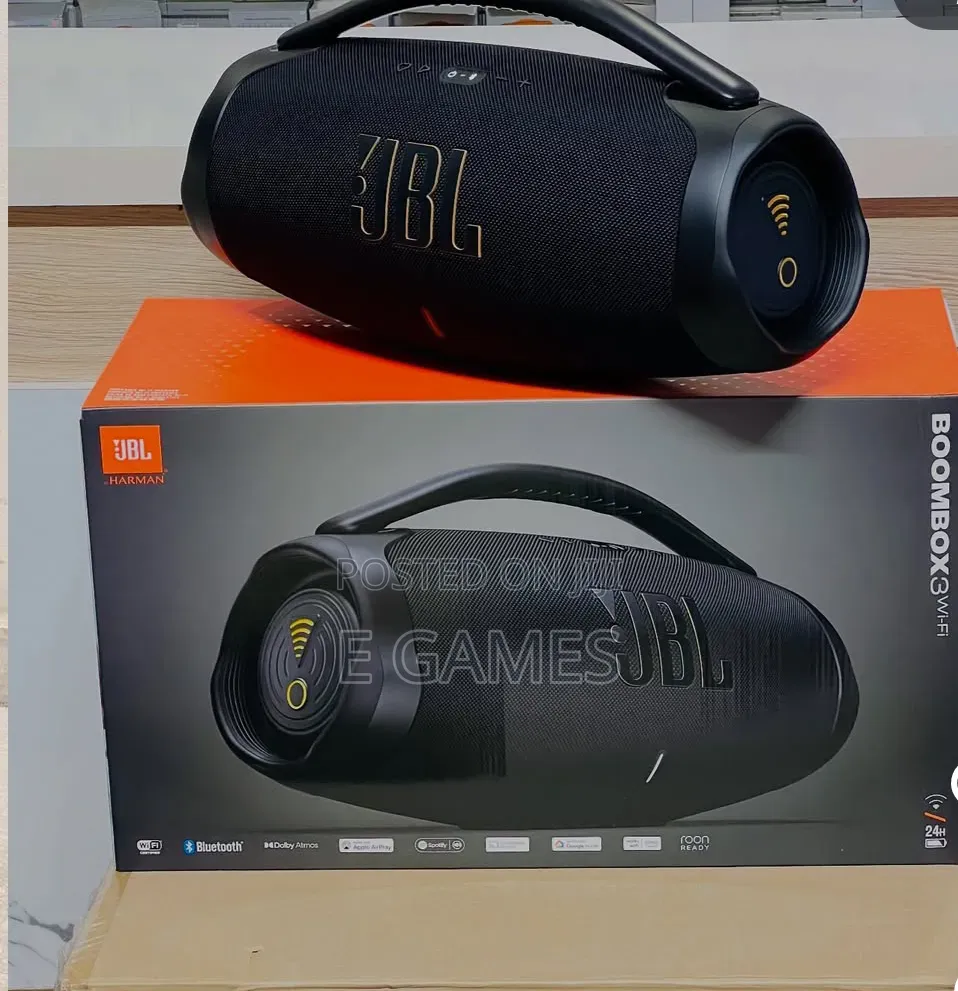 ORIGINAL JBL Boom Box 3 Portable Bluetooth Speaker