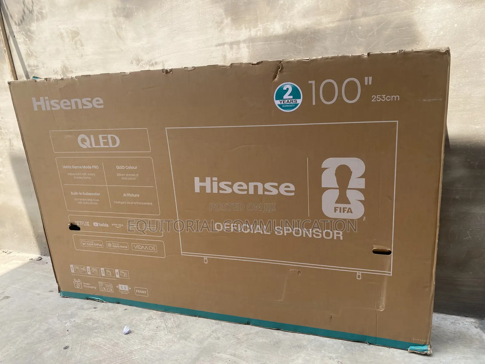 Hisense 100Q7Q 100-Inch QLED Smart TV for Movie Lovers