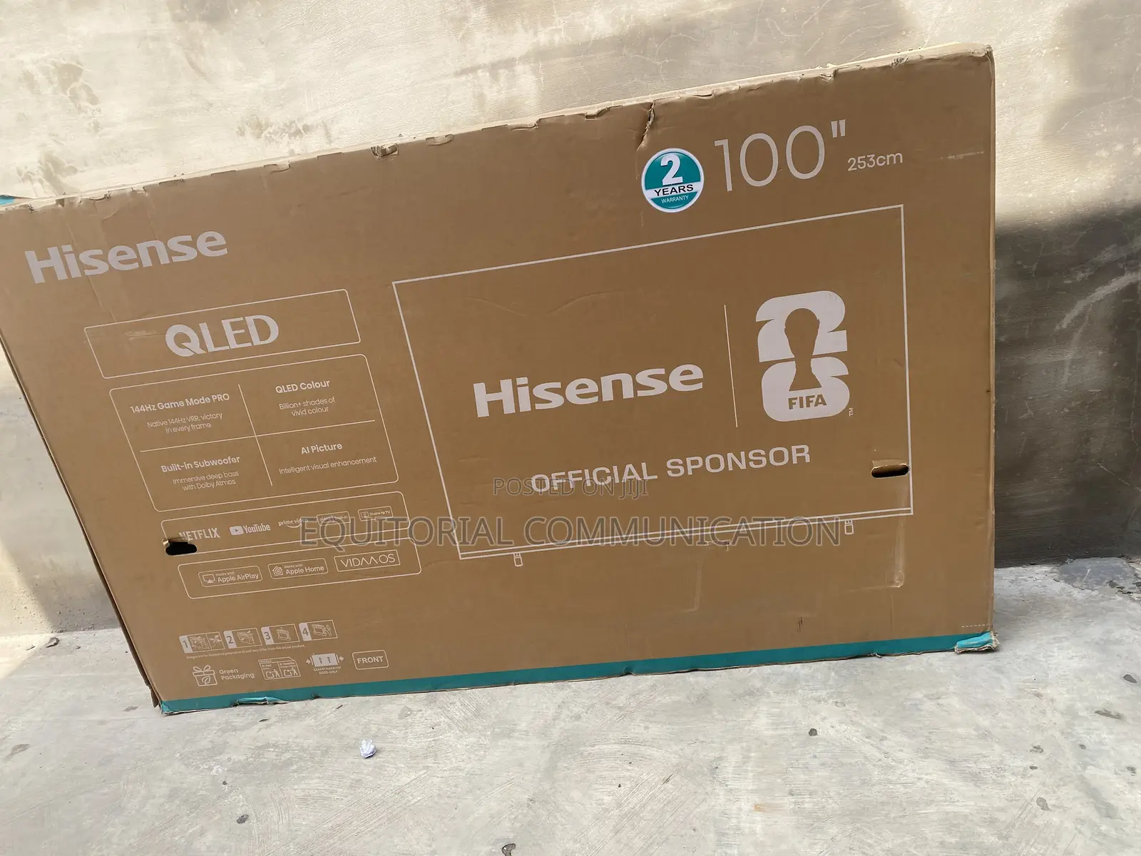 Hisense 100Q7Q 100-Inch Smart QLED Television for Family Viewing