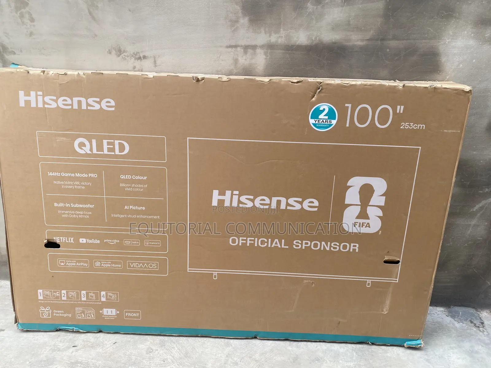 Hisense 100Q7Q 100-Inch Premium QLED Smart Television