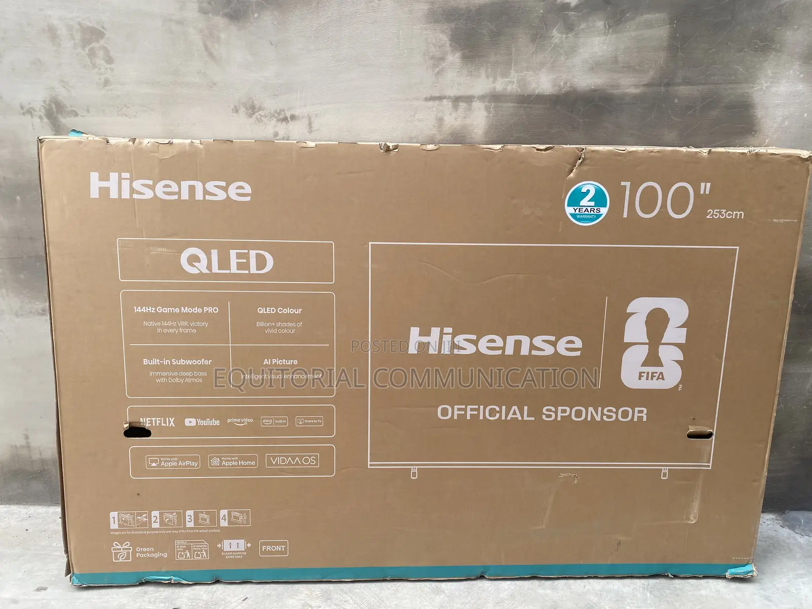 Hisense 100Q7Q 100-Inch QLED Smart TV for Modern Homes