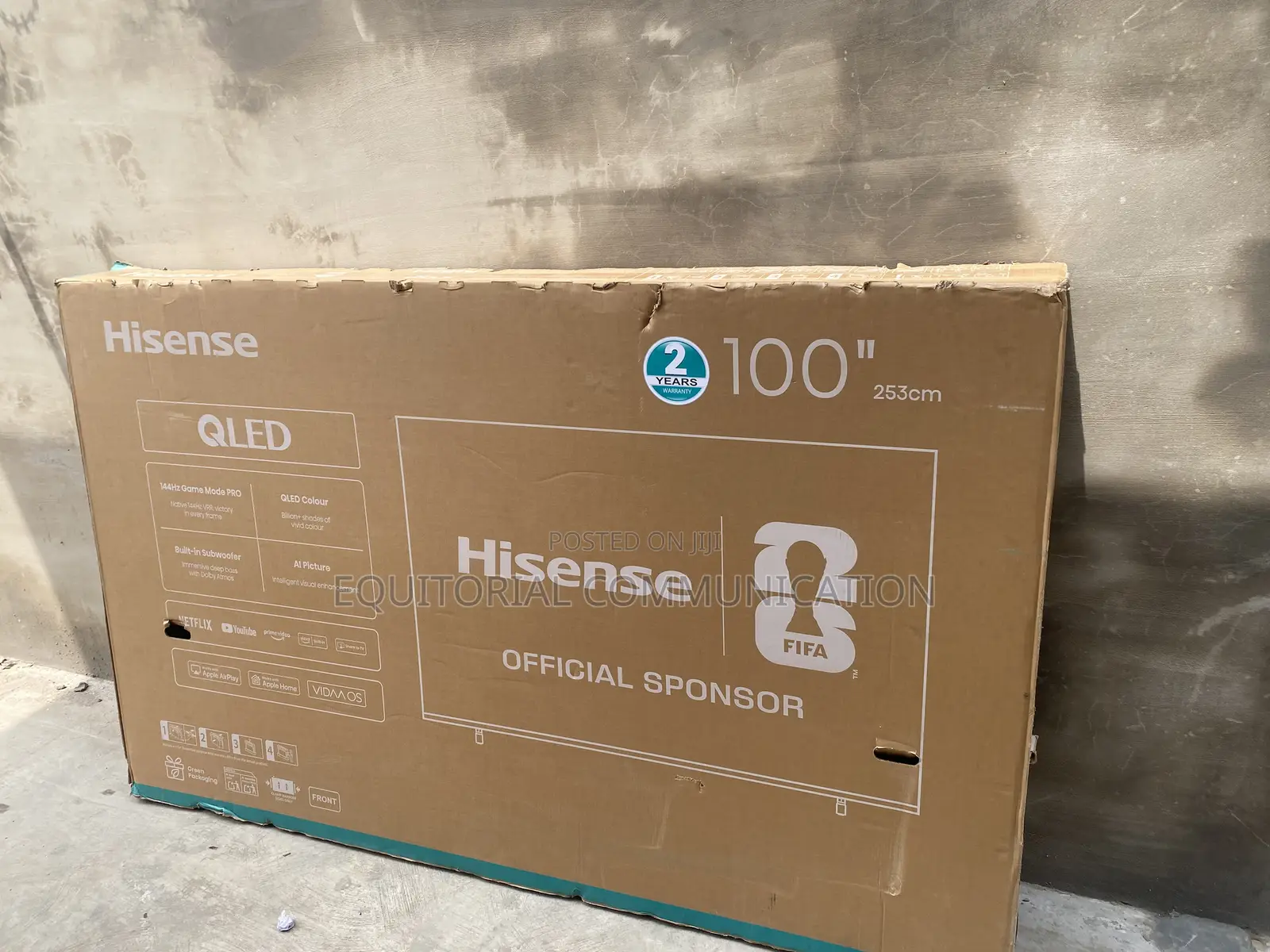 Hisense 100Q7Q 100-Inch QLED Smart TV for Immersive Viewing
