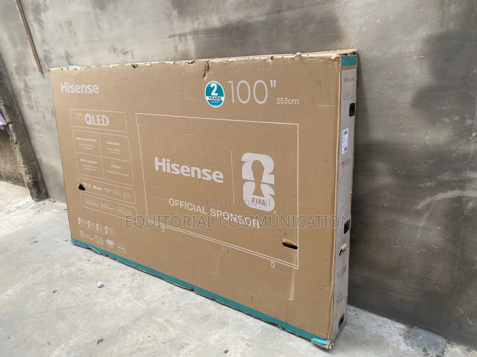 Hisense 100Q7Q 100-Inch Smart Television With Vibrant QLED Colours