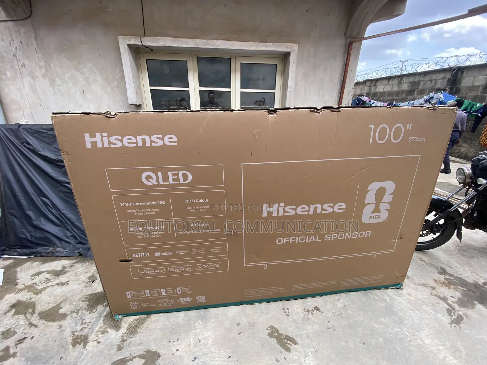 Hisense 100Q7Q 100-Inch Smart Television With Vibrant QLED Colours