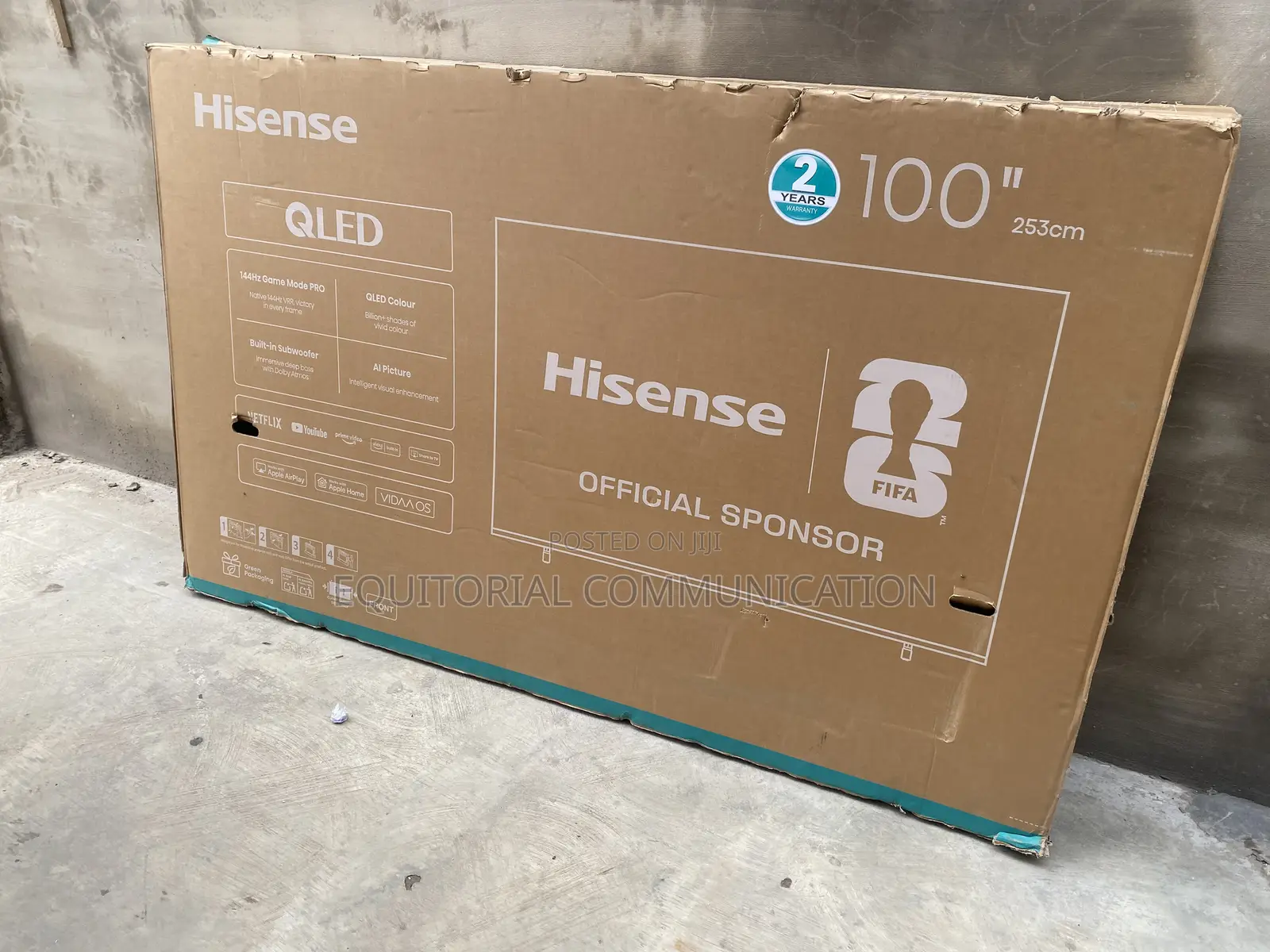 Hisense 100Q7Q 100-Inch QLED Smart TV for Premium Entertainment