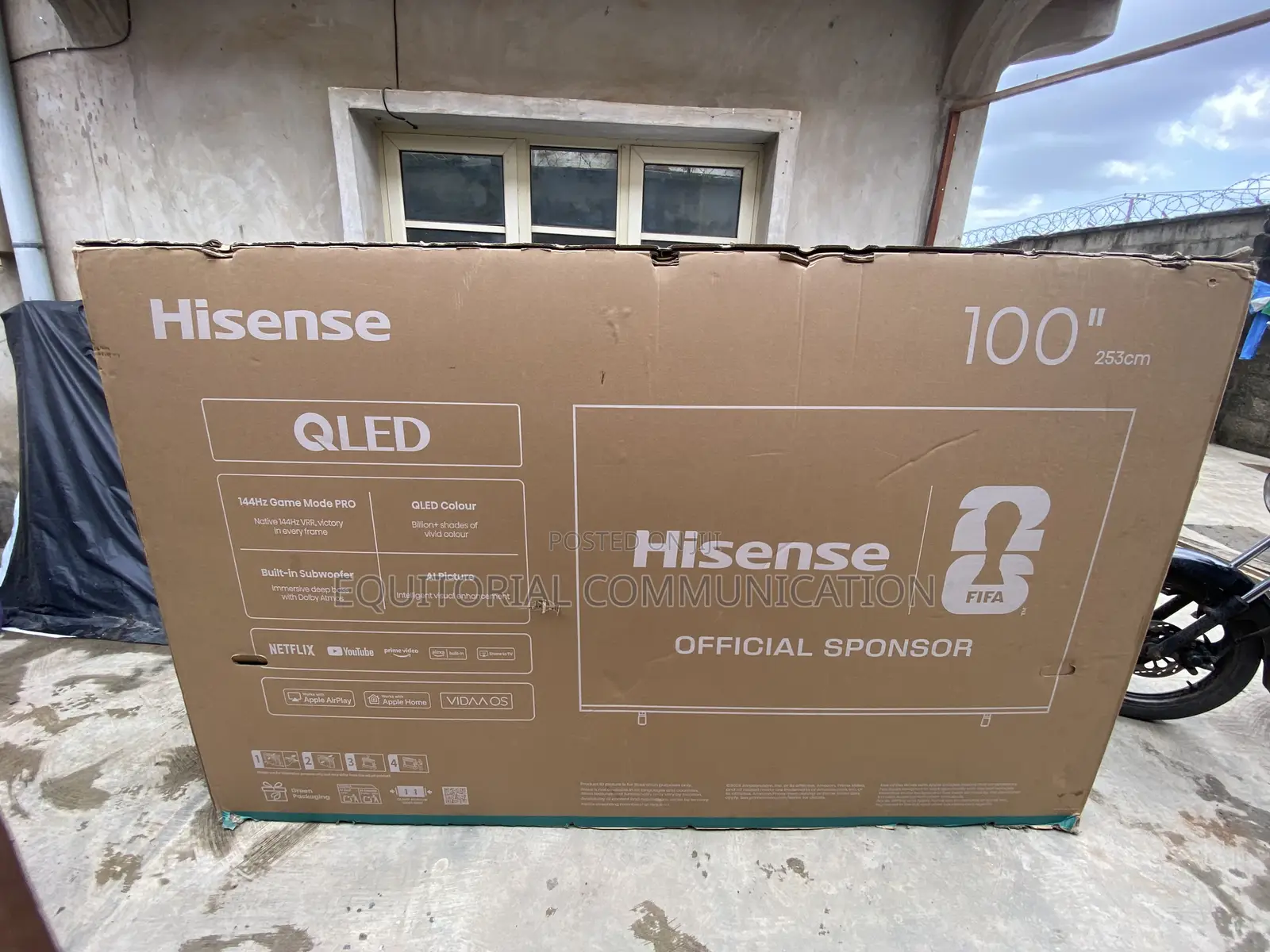 Hisense 100Q7Q 100-Inch QLED Smart TV for Movie Nights