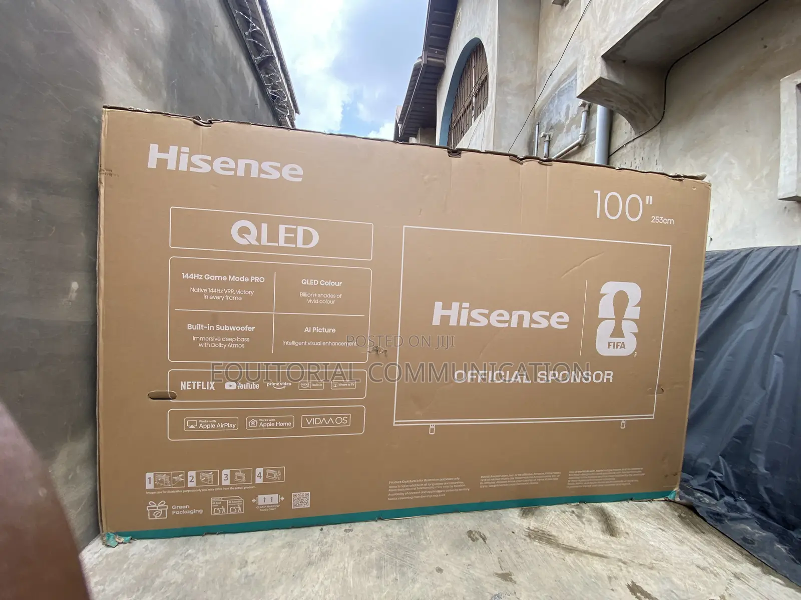 Hisense 100Q7Q 100-Inch QLED Smart Television With Extra-Large Display