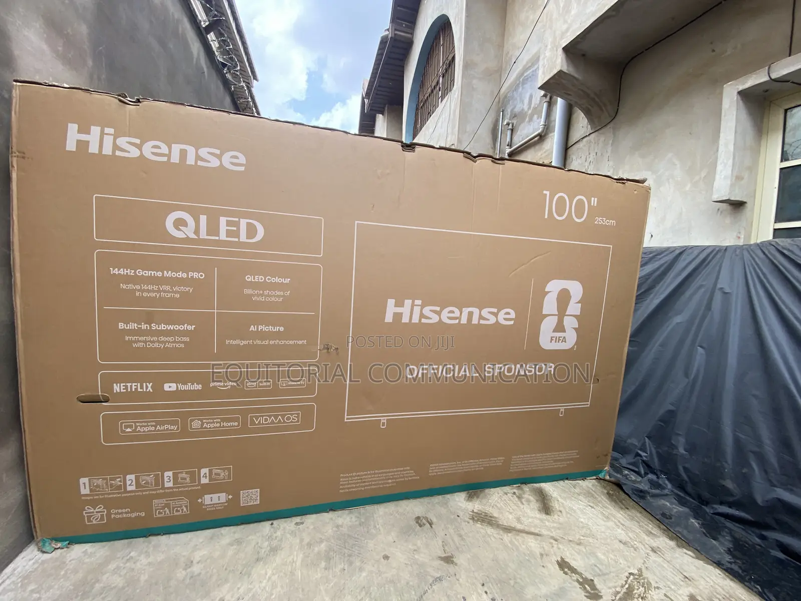 Hisense 100Q7Q 100-Inch Smart QLED TV for Premium Home Viewing