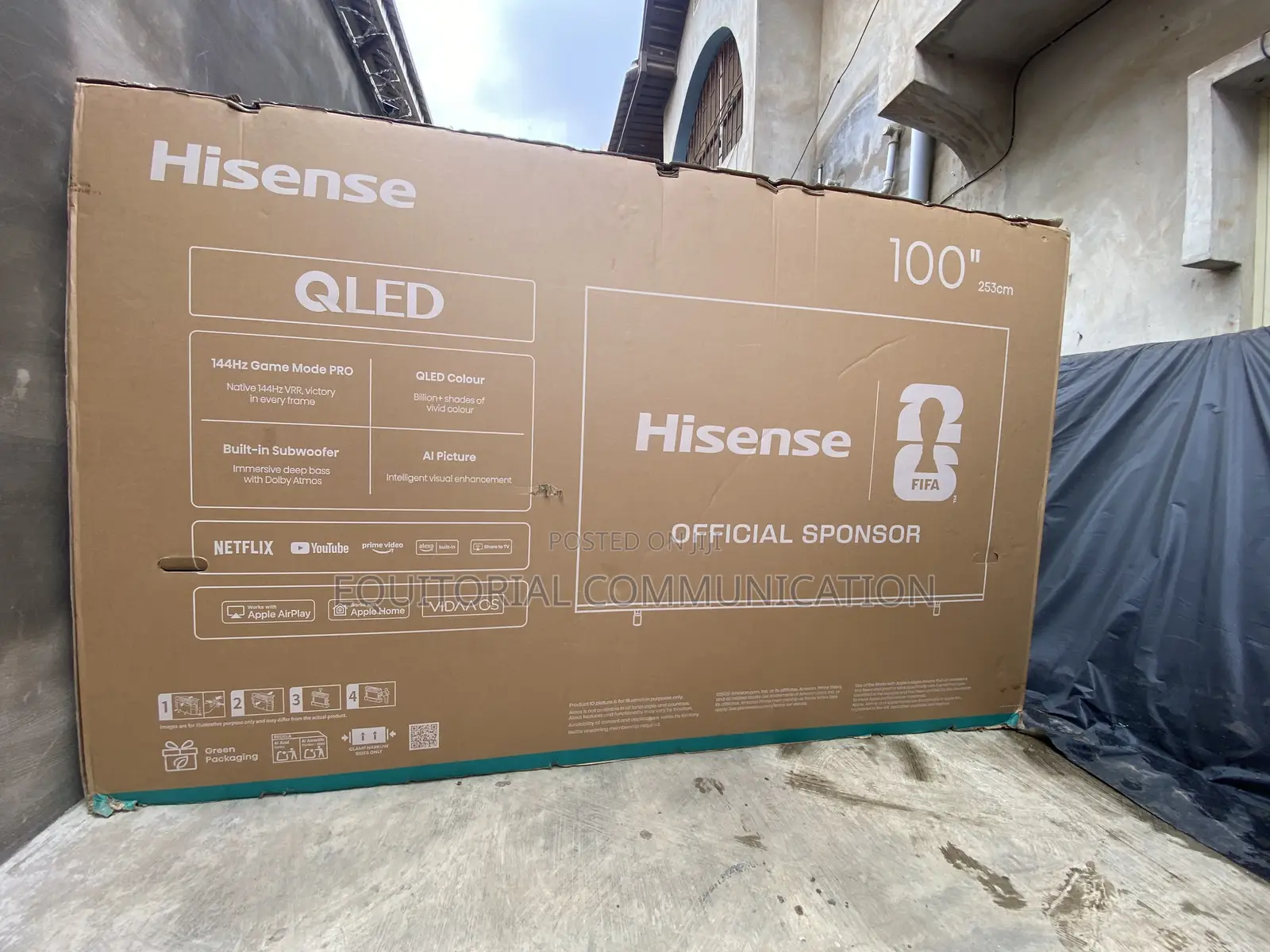 Hisense 100Q7Q 100-Inch QLED Smart Television for Modern Living