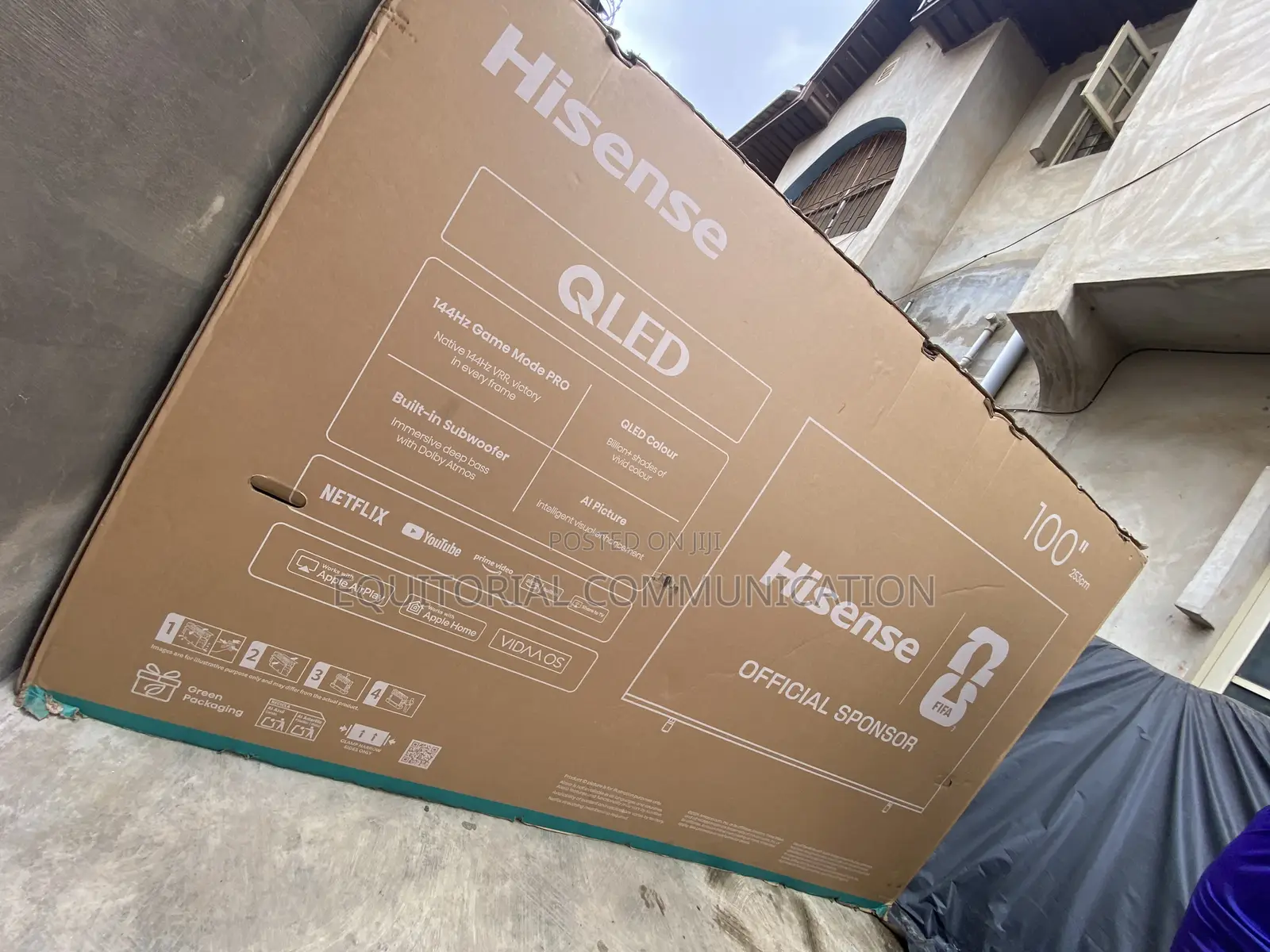Hisense 100Q7Q 100-Inch QLED Smart TV With Expansive Viewing Area