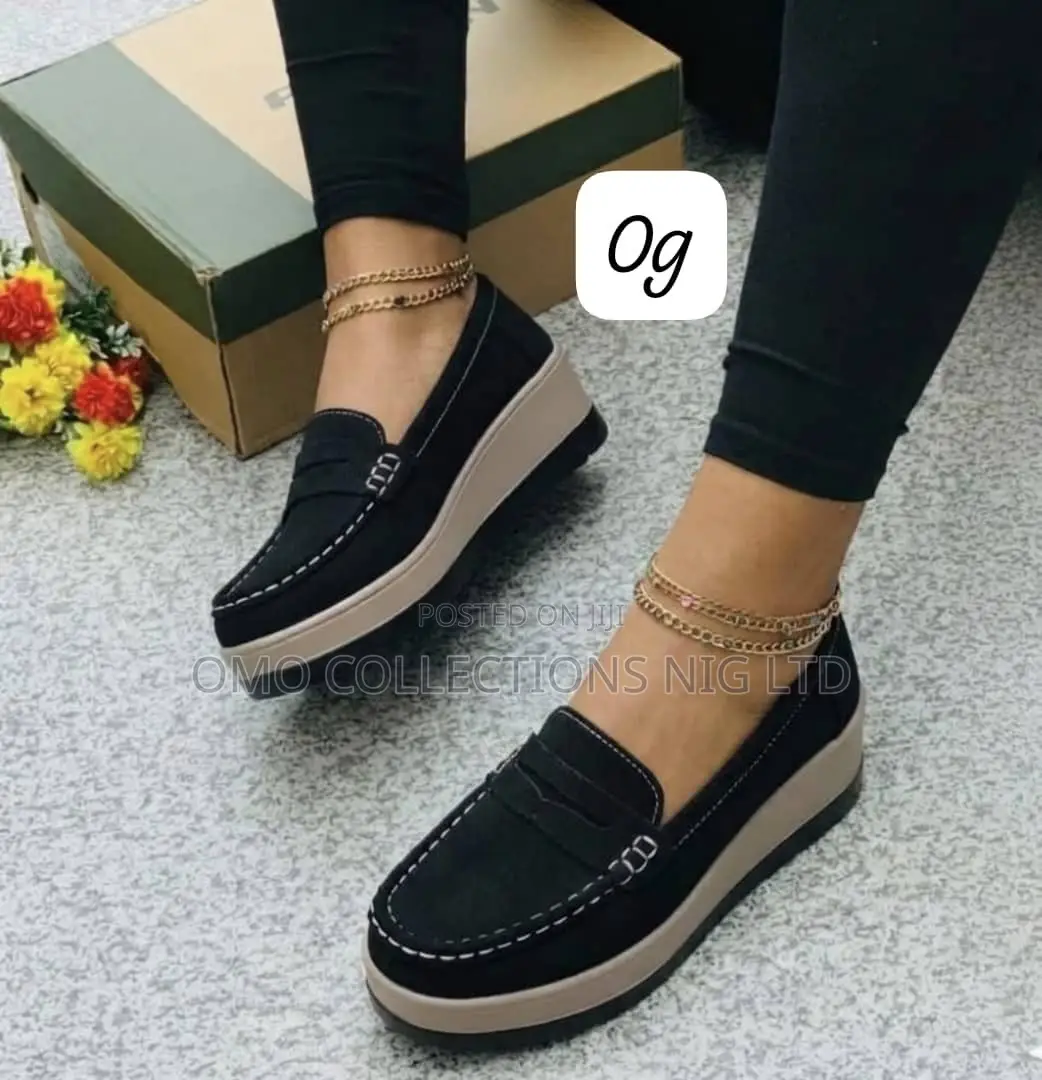 Women’s Black Corporate Slip-on Shoes – Fully Boxed
