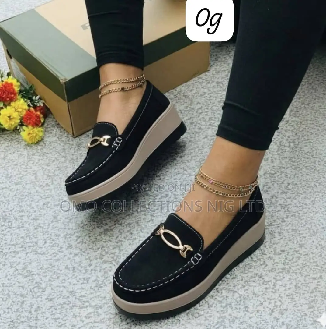 Women’s Black Corporate Slip-on Shoes – Fully Boxed