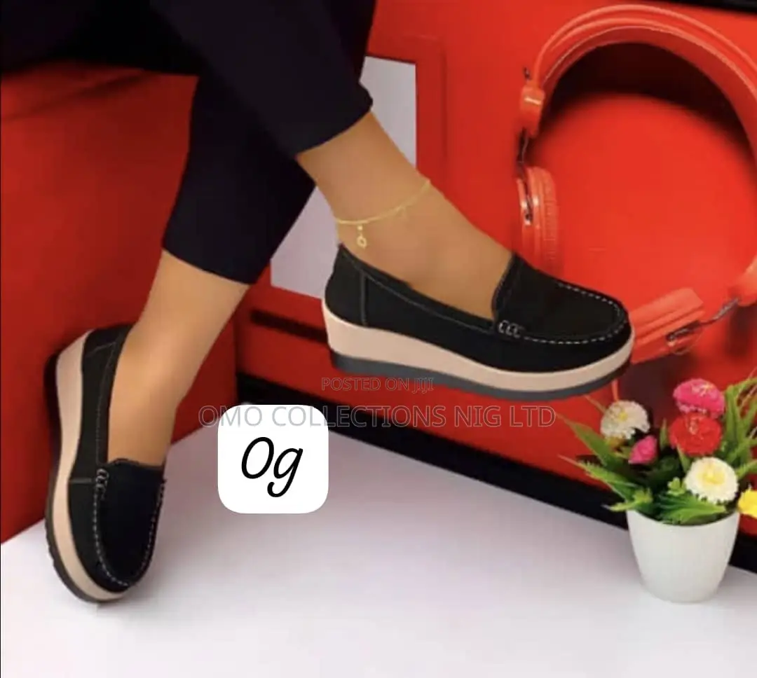 Women’s Black Corporate Slip-on Shoes – Fully Boxed
