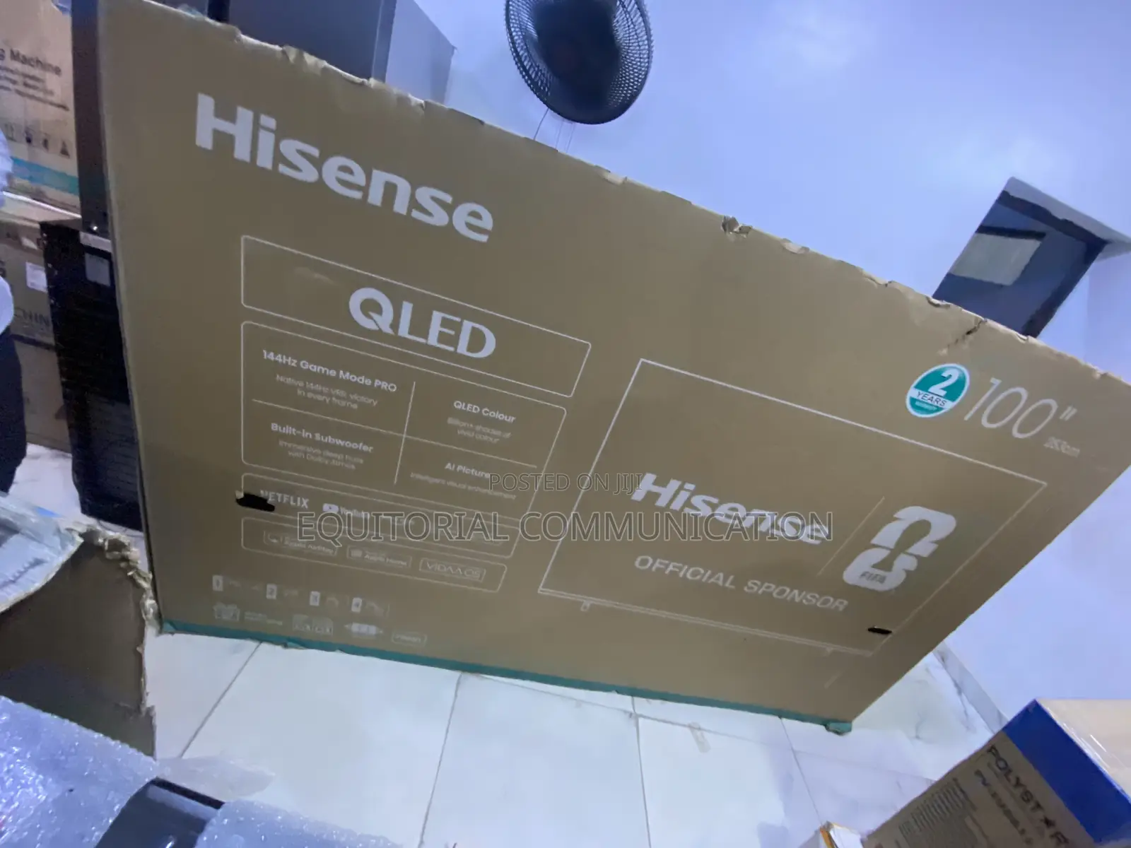 Hisense 100Q7Q 100-Inch QLED Television for Premium Viewing Rooms