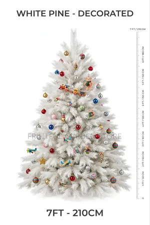 Christmas Tree Pine White 7ft