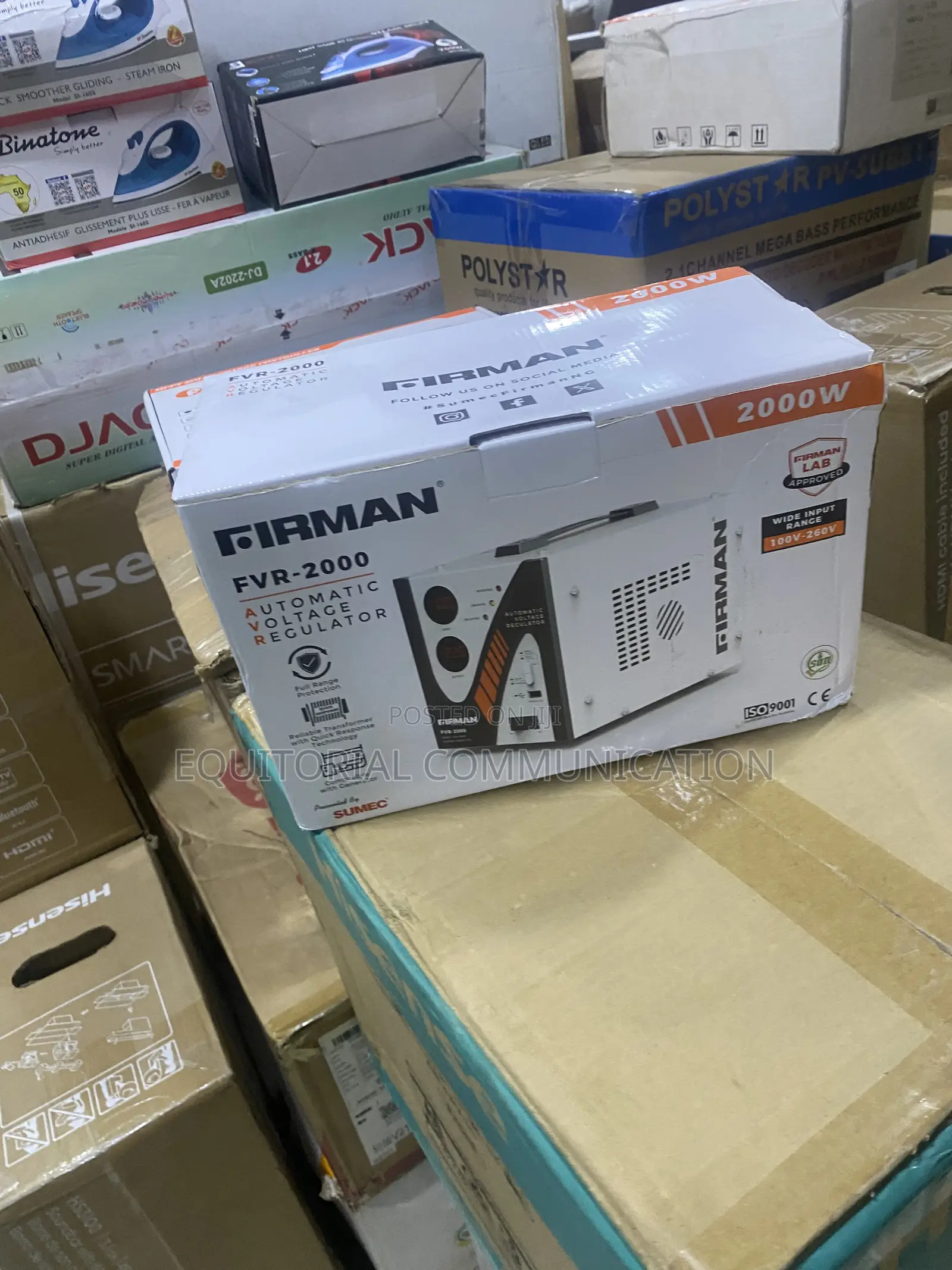 Firman FVR-2000 2000W Power Voltage Stabilizer 100V–260V