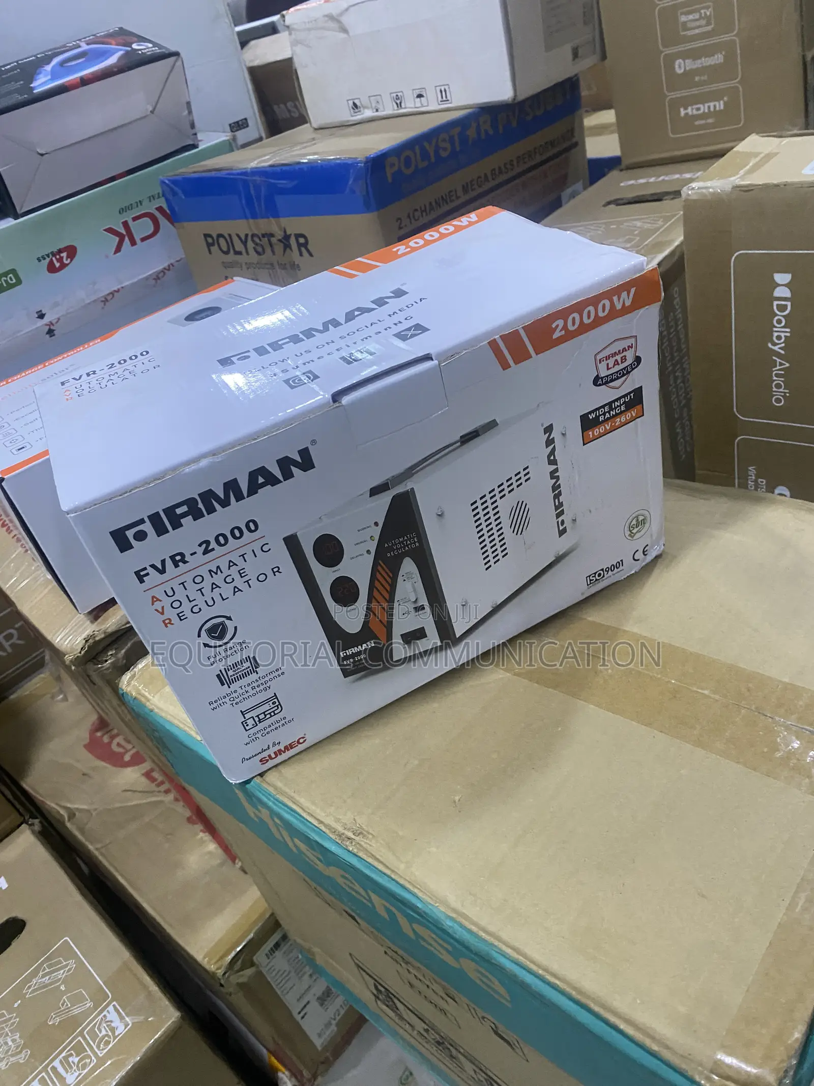 Firman FVR-2000 2000W Electrical Voltage Regulator 100V–260V