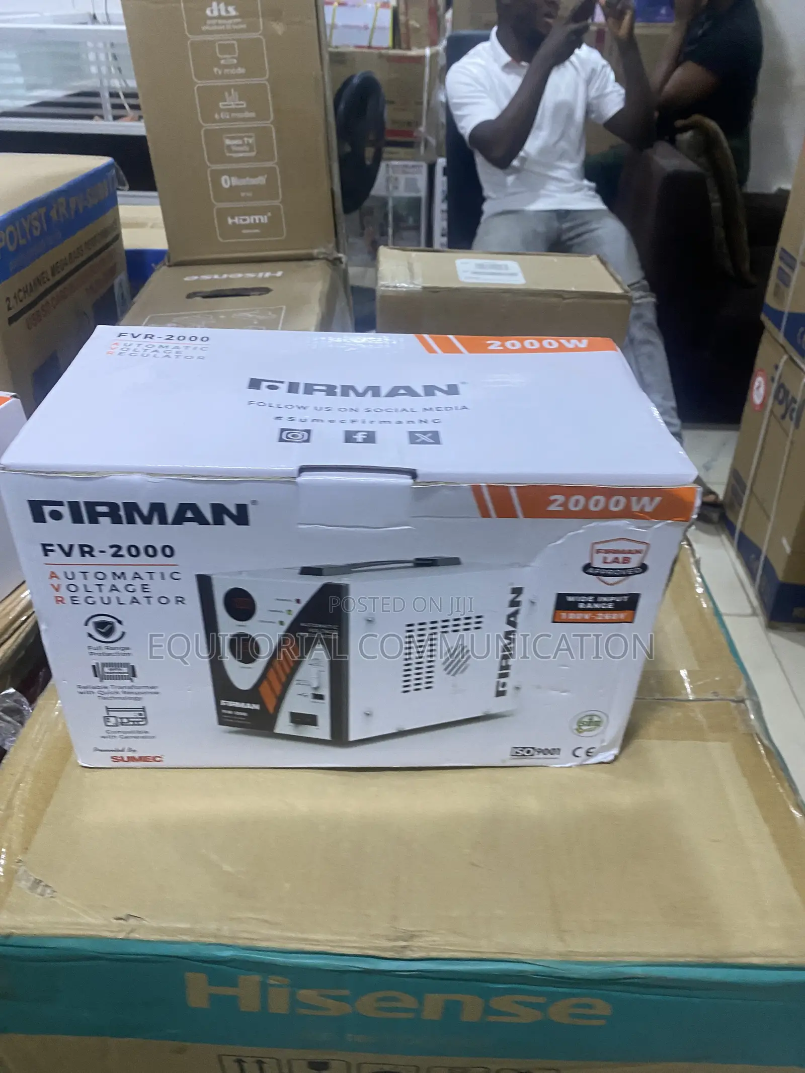 Firman FVR-2000 2000W Stable Power Voltage Regulator 100V–260V