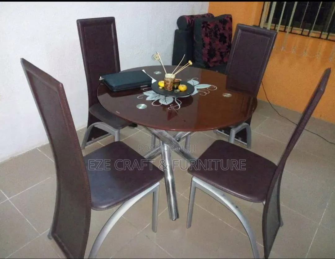 Tampered Glass Dining Set by 4seaters