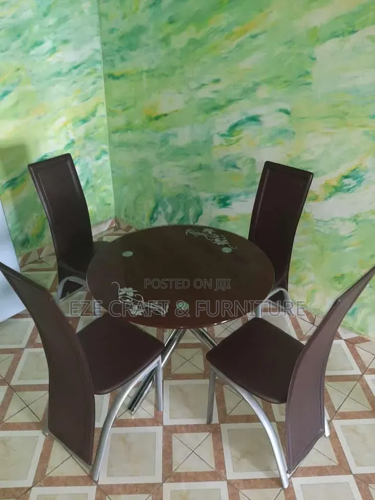 Tampered Glass Dining Set by 4seaters