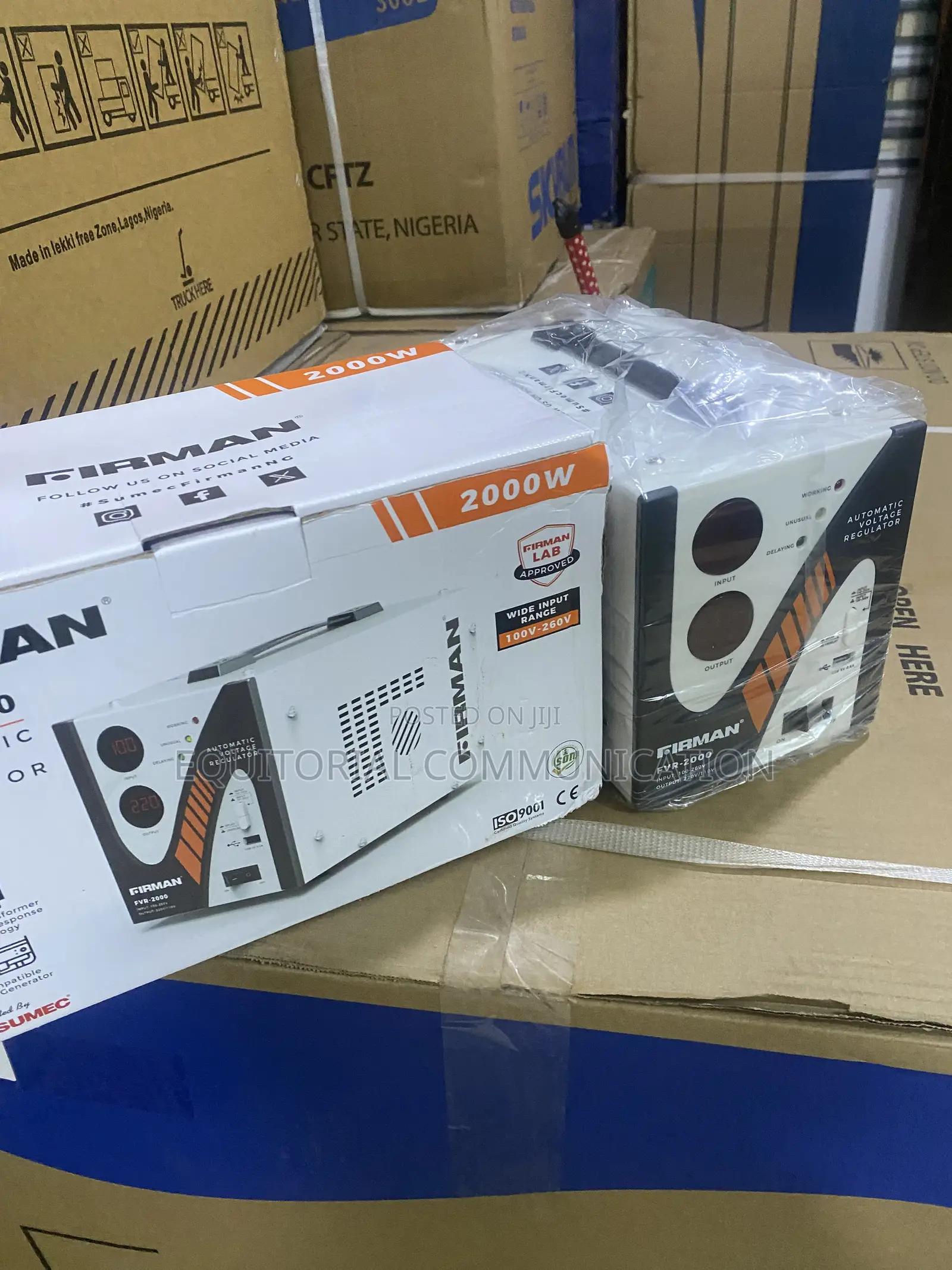 Firman FVR-2000 2000W Electrical Voltage Stabilizing Device 100V–260V