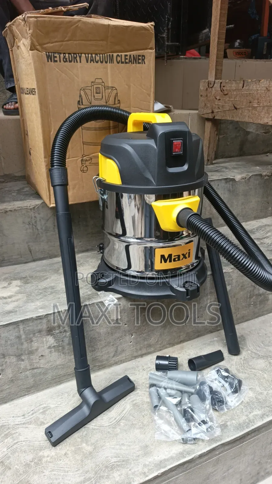 20 Liters Wet & Dry Vacuum Cleaner 1400watt Maxi