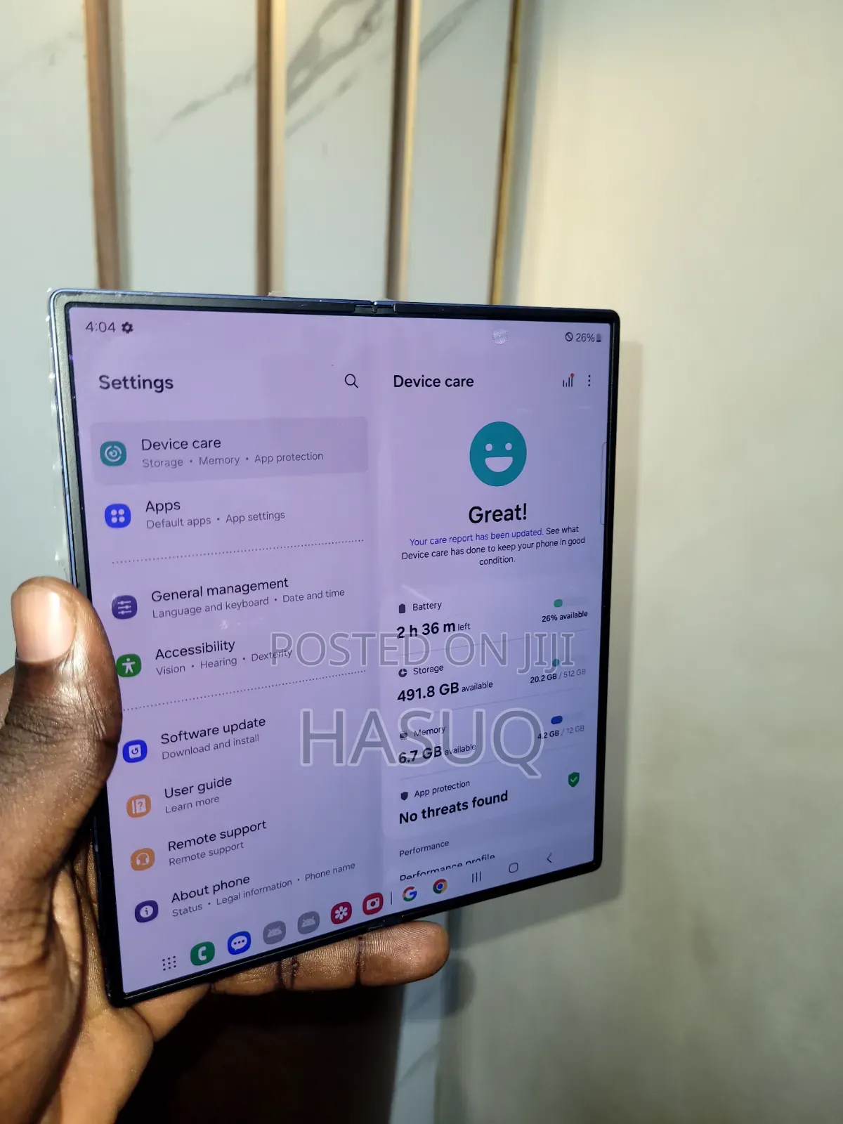 Samsung Galaxy Z Fold6 512 GB Blue