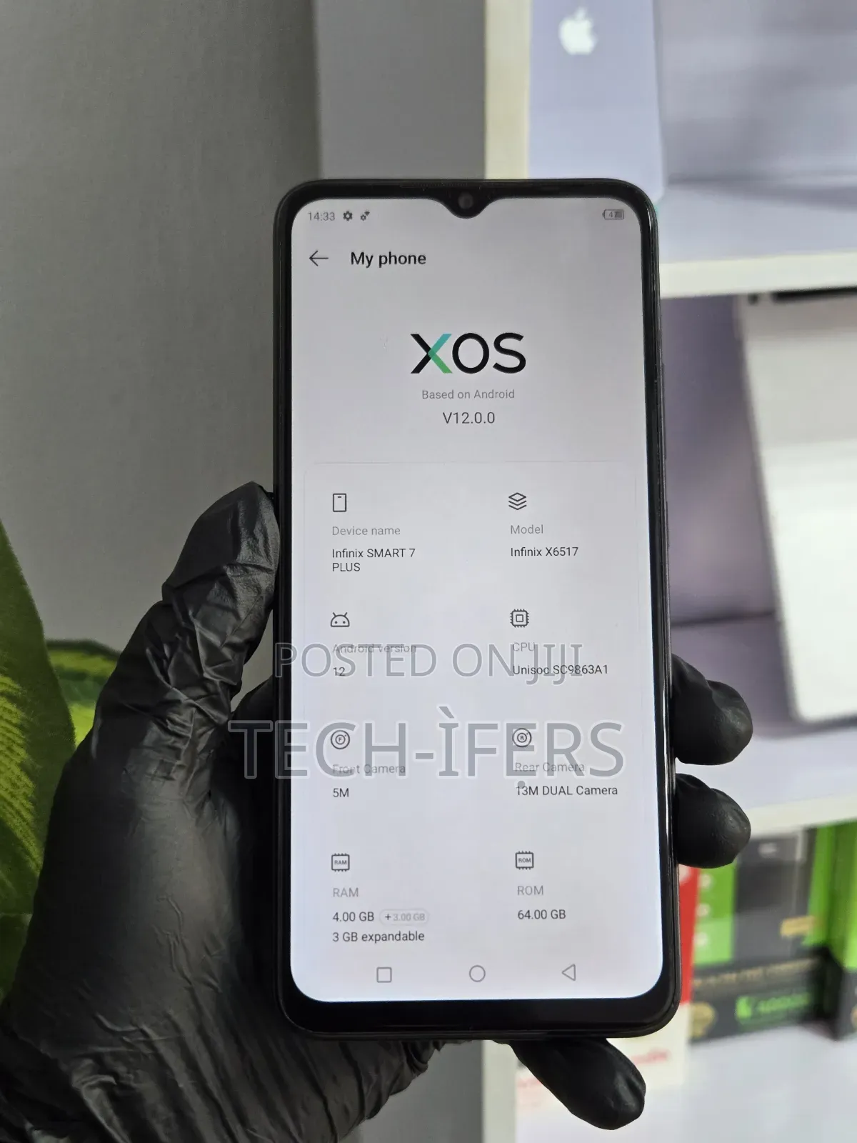 Infinix Smart 7 Plus 64 GB Black