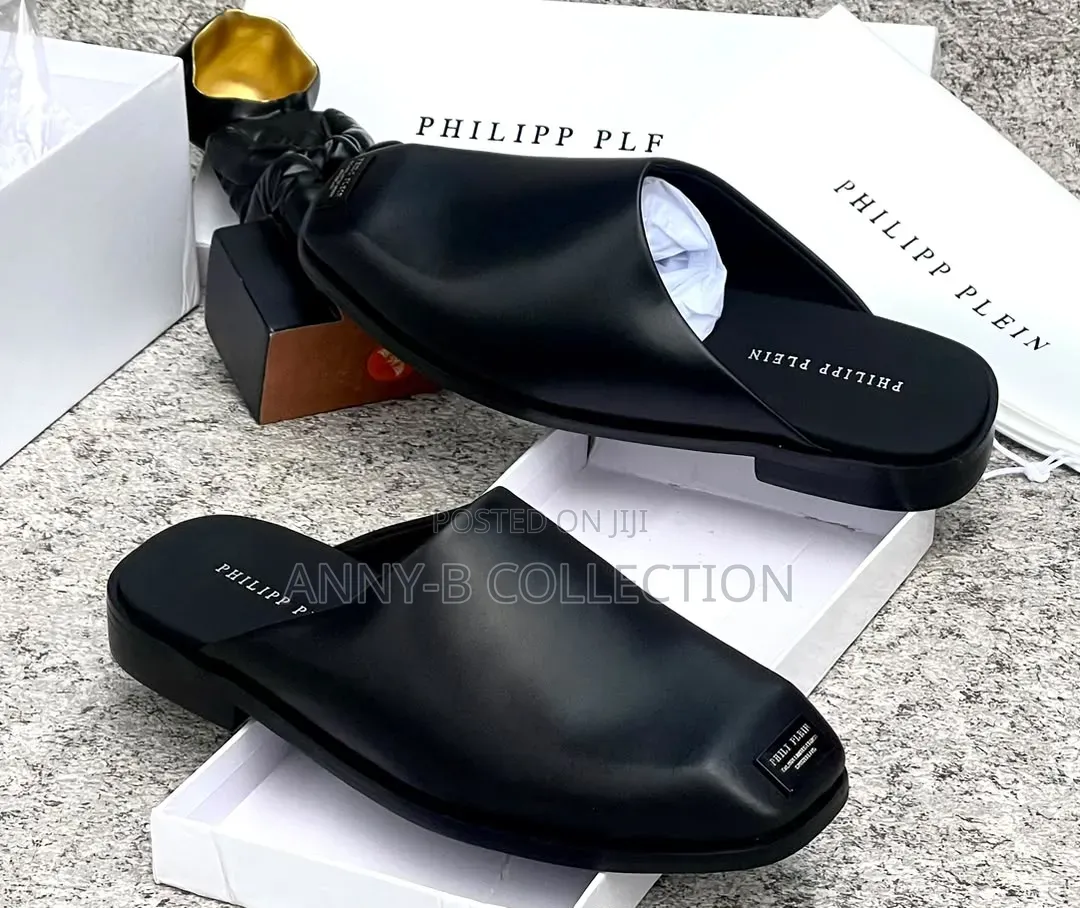 Original Philipp Plein Men Black Half Shoe