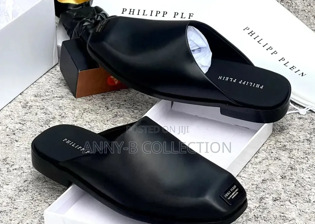 Original Philipp Plein Men Black Half Shoe