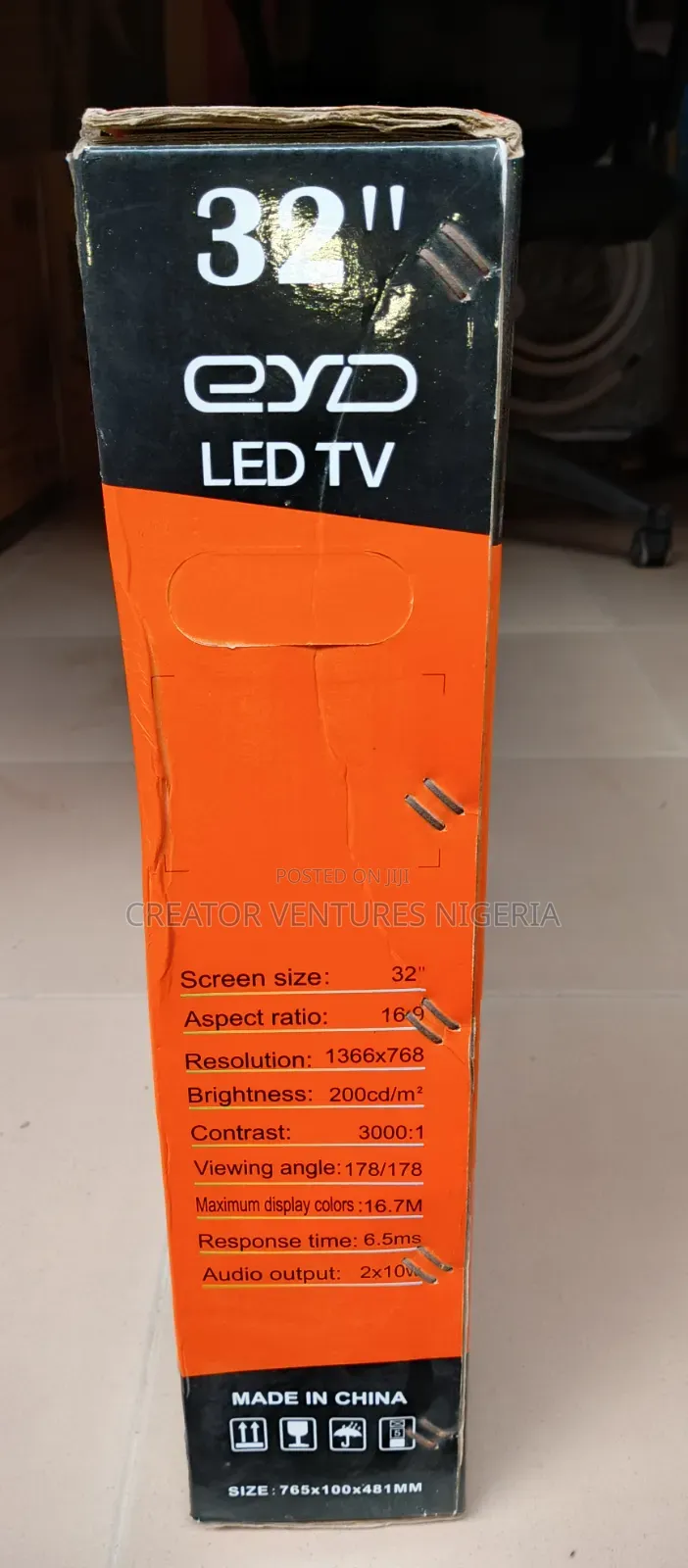 TV Dc / AC Led 32" Non Smart Full HD Eyd,with USB,HDMI,
