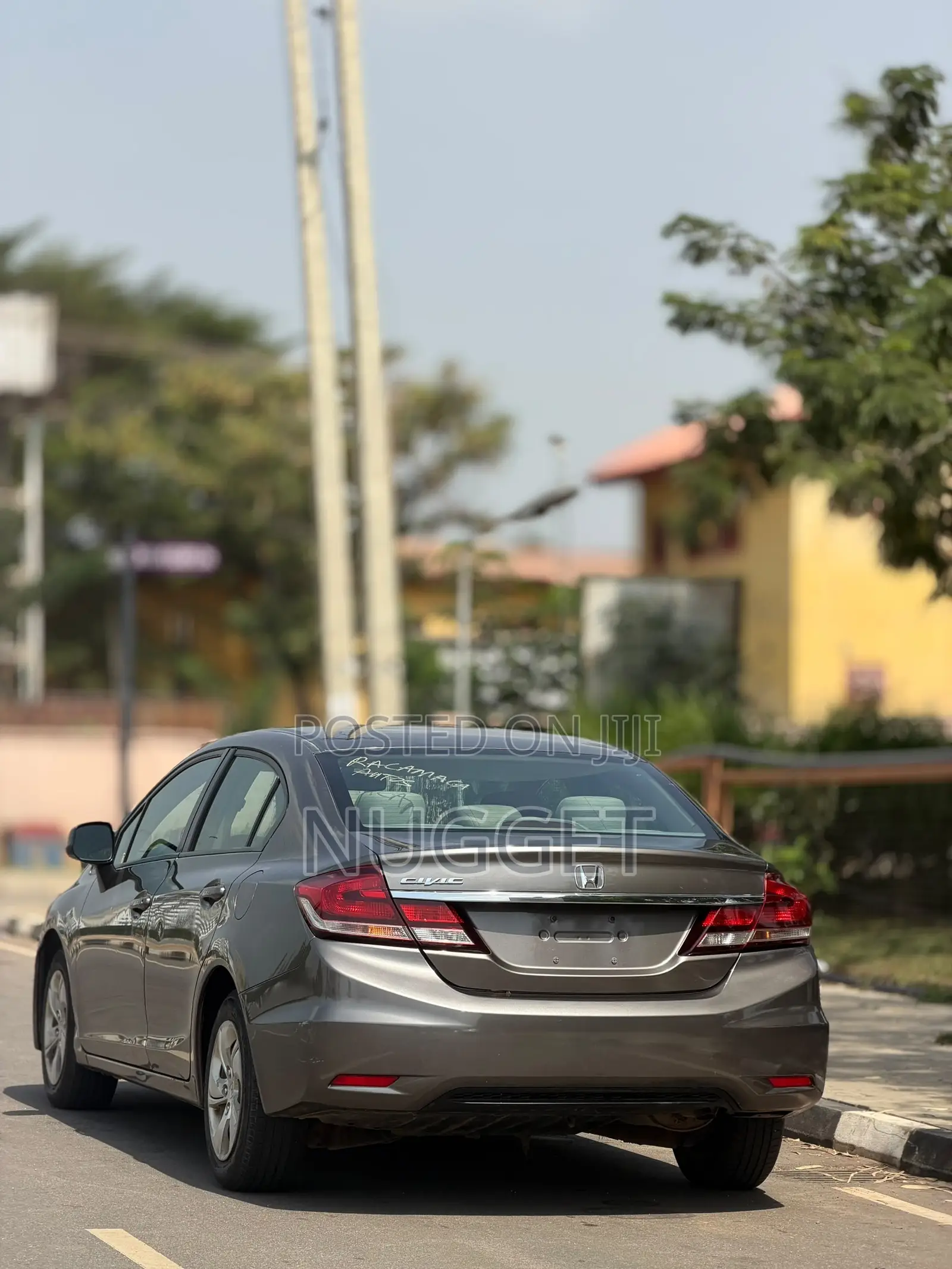 Honda Civic EX 4dr Sedan (1.8L 4cyl CVT) 2014 Gray
