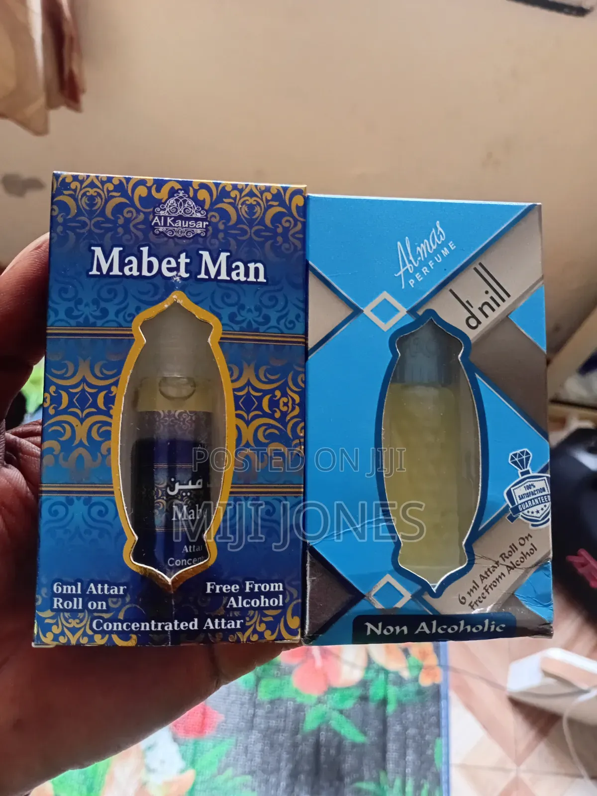 Almas d'Nill 6ml or Al Kausar Mabet 6ml Attar Roll-on Perfume Oils