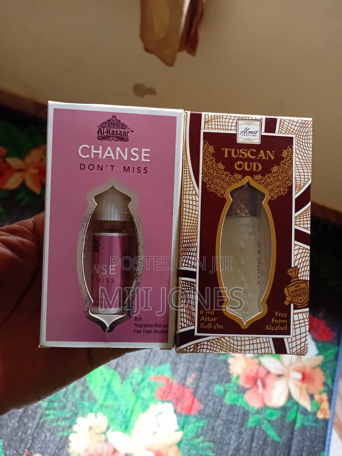 6ml Attar Roll-on Perfume Oils - Almas Tuscan Oud & Al-Kasaar Chanse