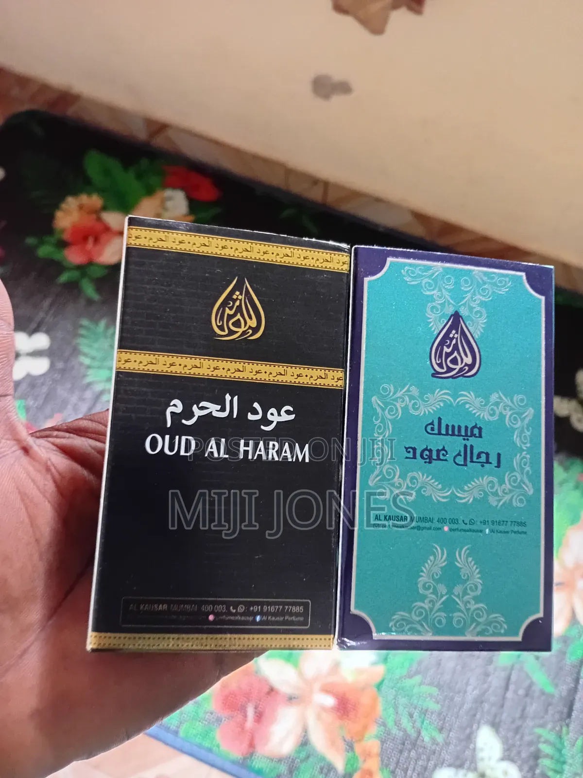 6ML Attar Roll-on Perfume Oils - Misk Rijal Oudh OR Oud Al Haram*