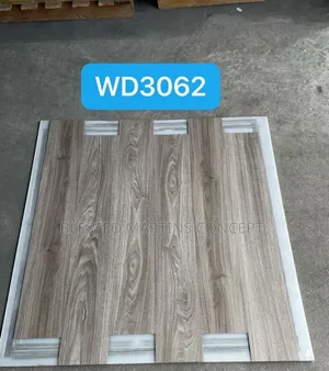 PVC Laminated (2mm Thickness) Wooden Flooring. Size:15*90cm