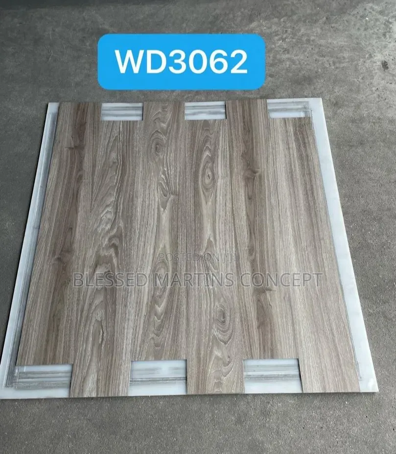 PVC Laminated (2mm Thickness) Wooden Flooring. Size:15*90cm