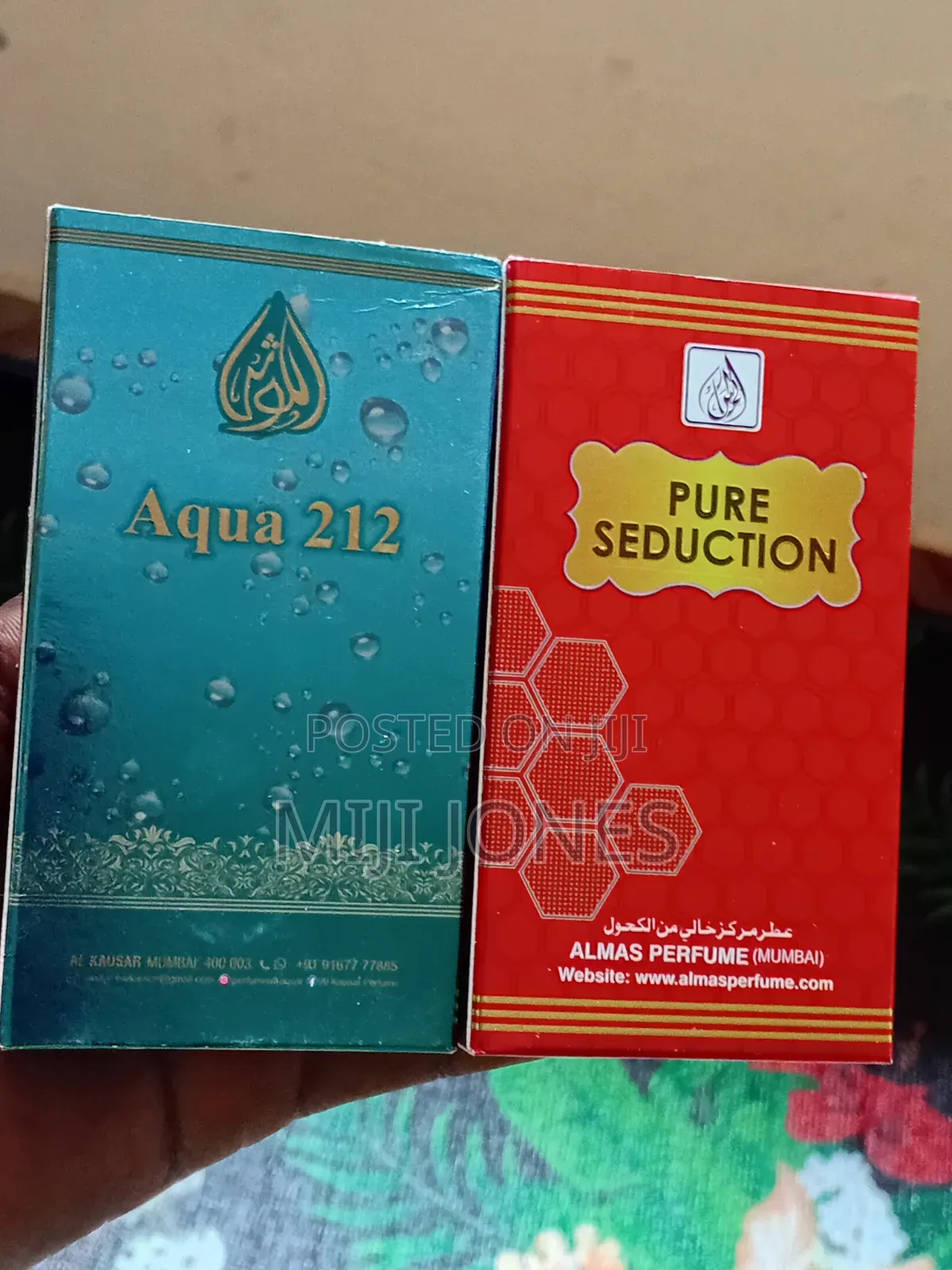 Almas Pure Seduction 6ml OR Al Kausar Aqua 212 6ml