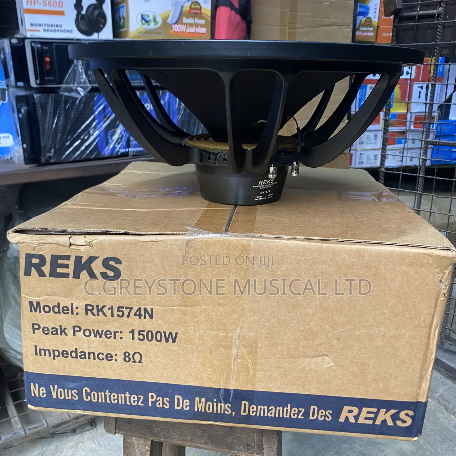 Reks 15 Inches Neodymium Magnet Speaker