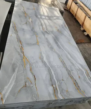 3D PVC Marble Sheet (3mm Thickness) Good for TV Backdrops and Walls