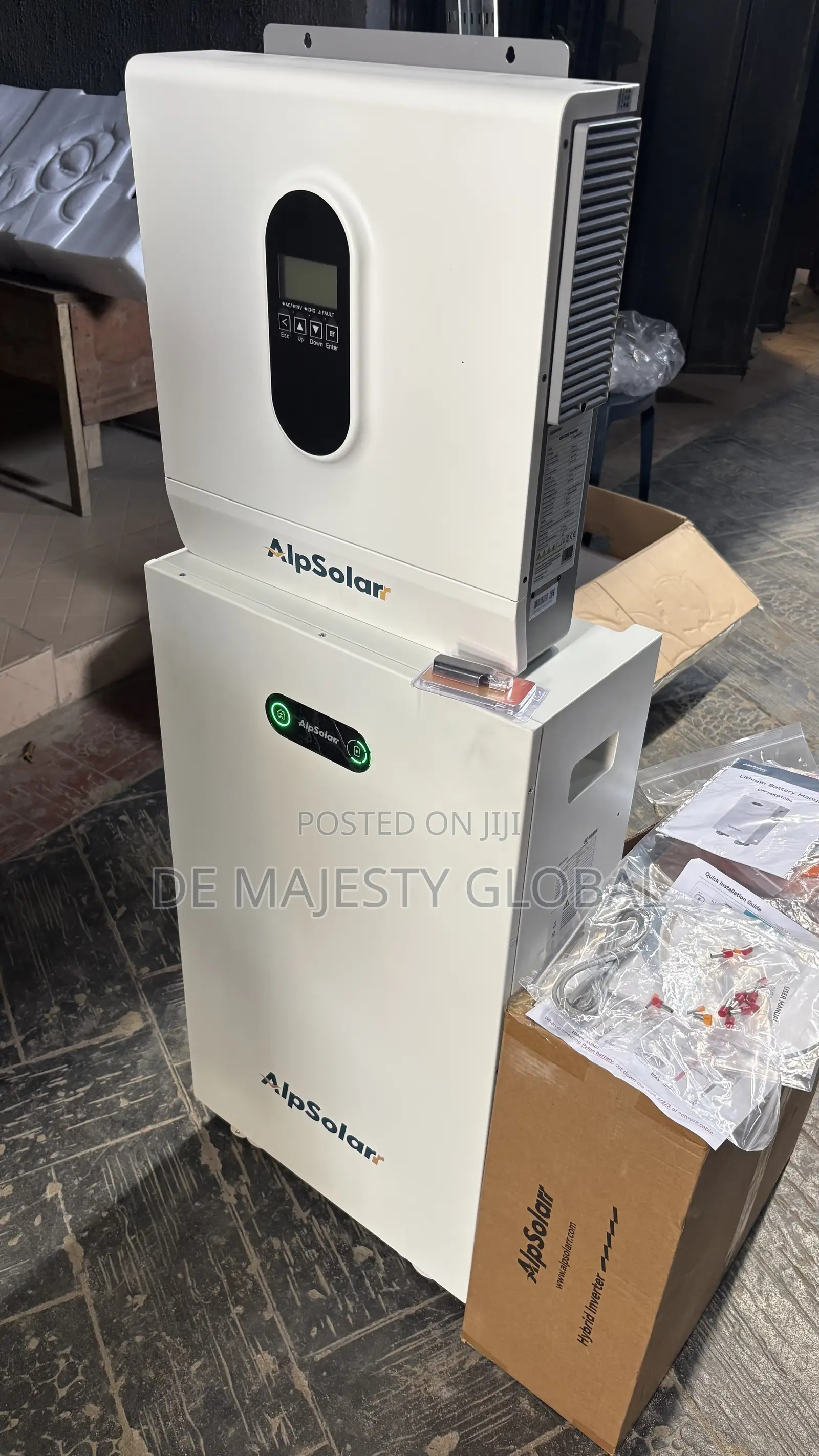 Alpsolar 16kwh Lithium Battery Paired With 11kw Inverter