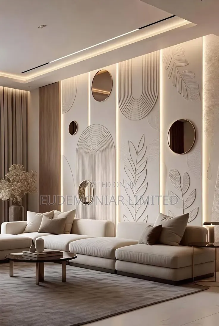 Guest Lounge Decorative Wall Panel Professional Work