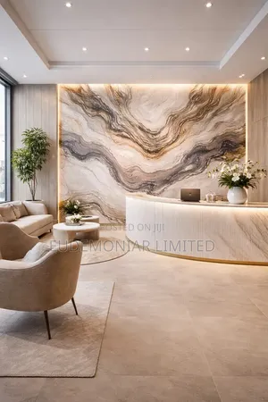 Office Waiting Room Wall Covering Works