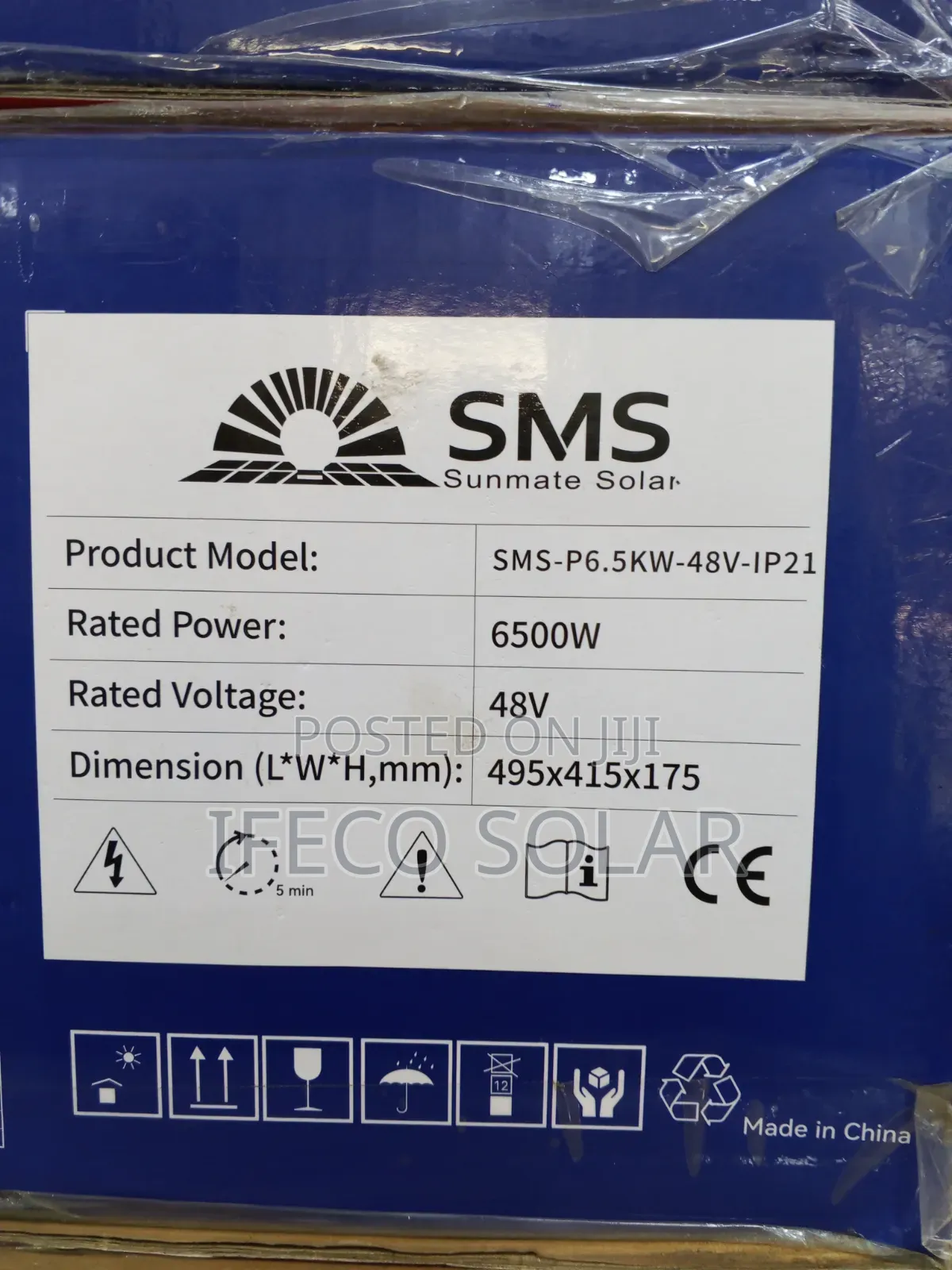 SMS 6.5kwh 48v Hybrid Solar Inverter