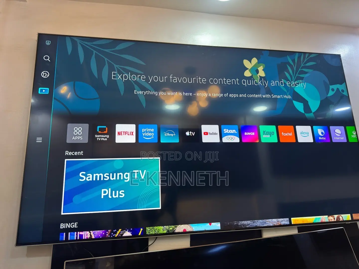 Samsung 85” Inches Neoqled Qn90c 4k Smart TV With 120hz