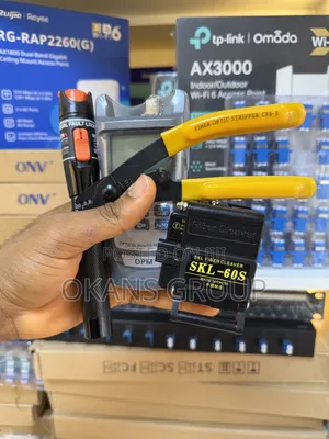 Fiber Optic ToolKit Cleaver Stripper Visual Fault Locator Power Meter