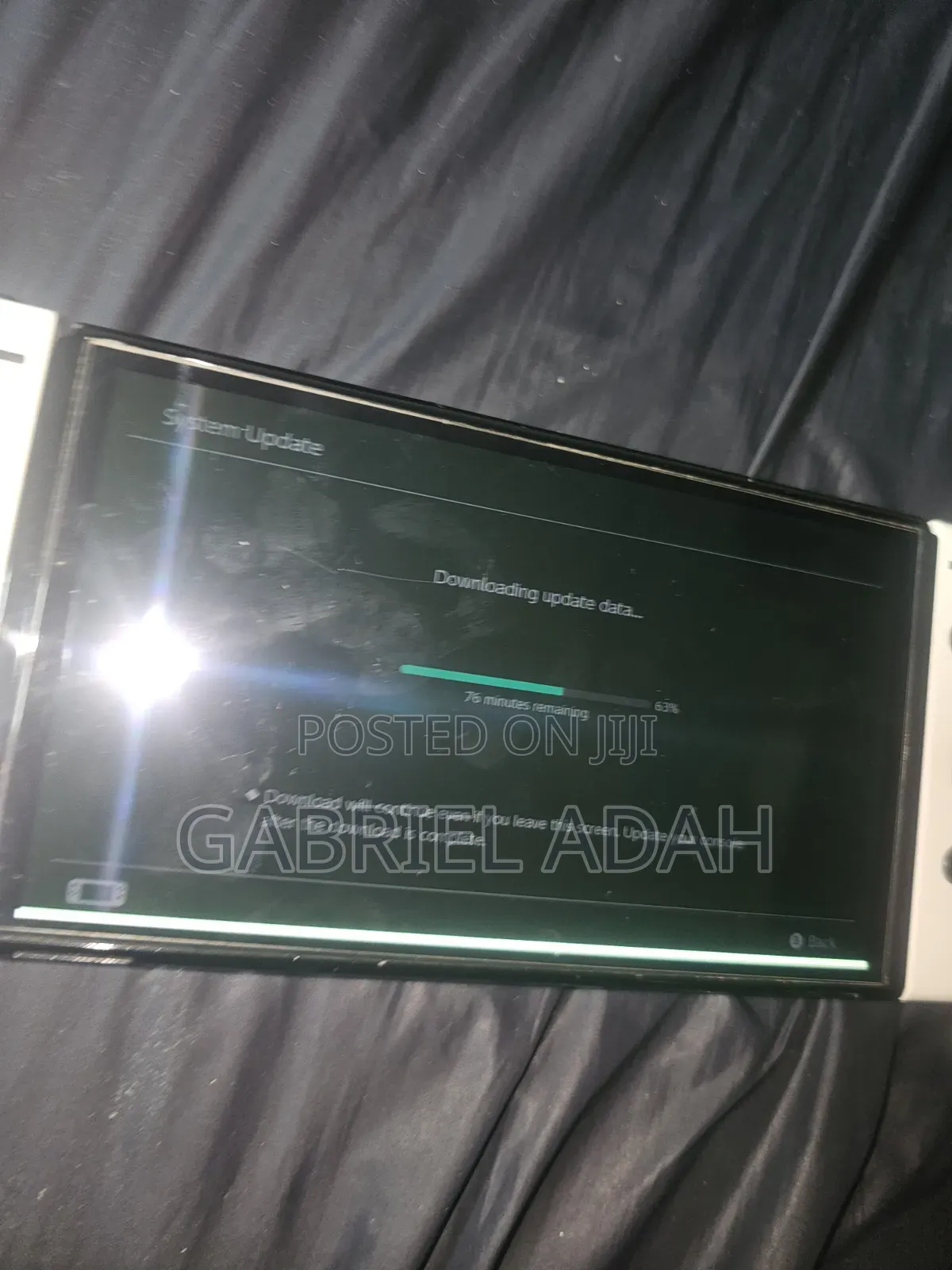 Nintendo Switch Oled With Line on Screen