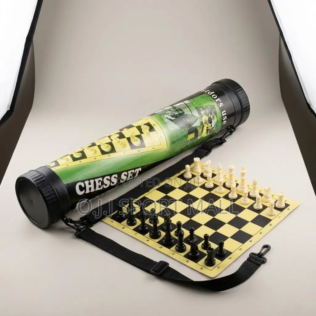 Portable Chess Set – Compact Travel Chess Board for Indoor Games